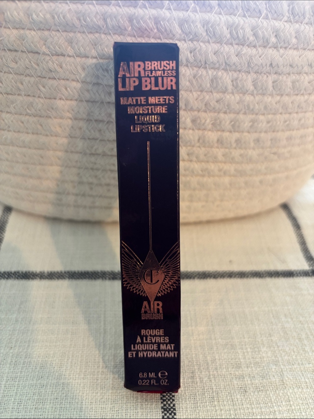 Charlotte Tilbury Airbrush Lip Blur Matte Liquid Lipstick - Pillow Talk Blur